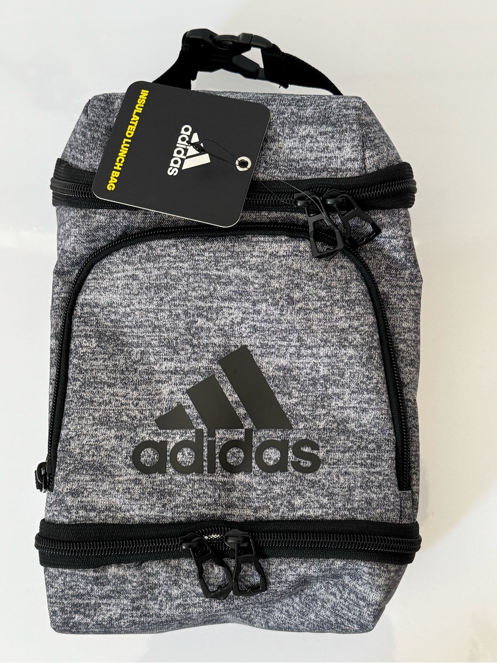 NWT Adidas Excel Insulated Lunch Bag Gray School Work Office